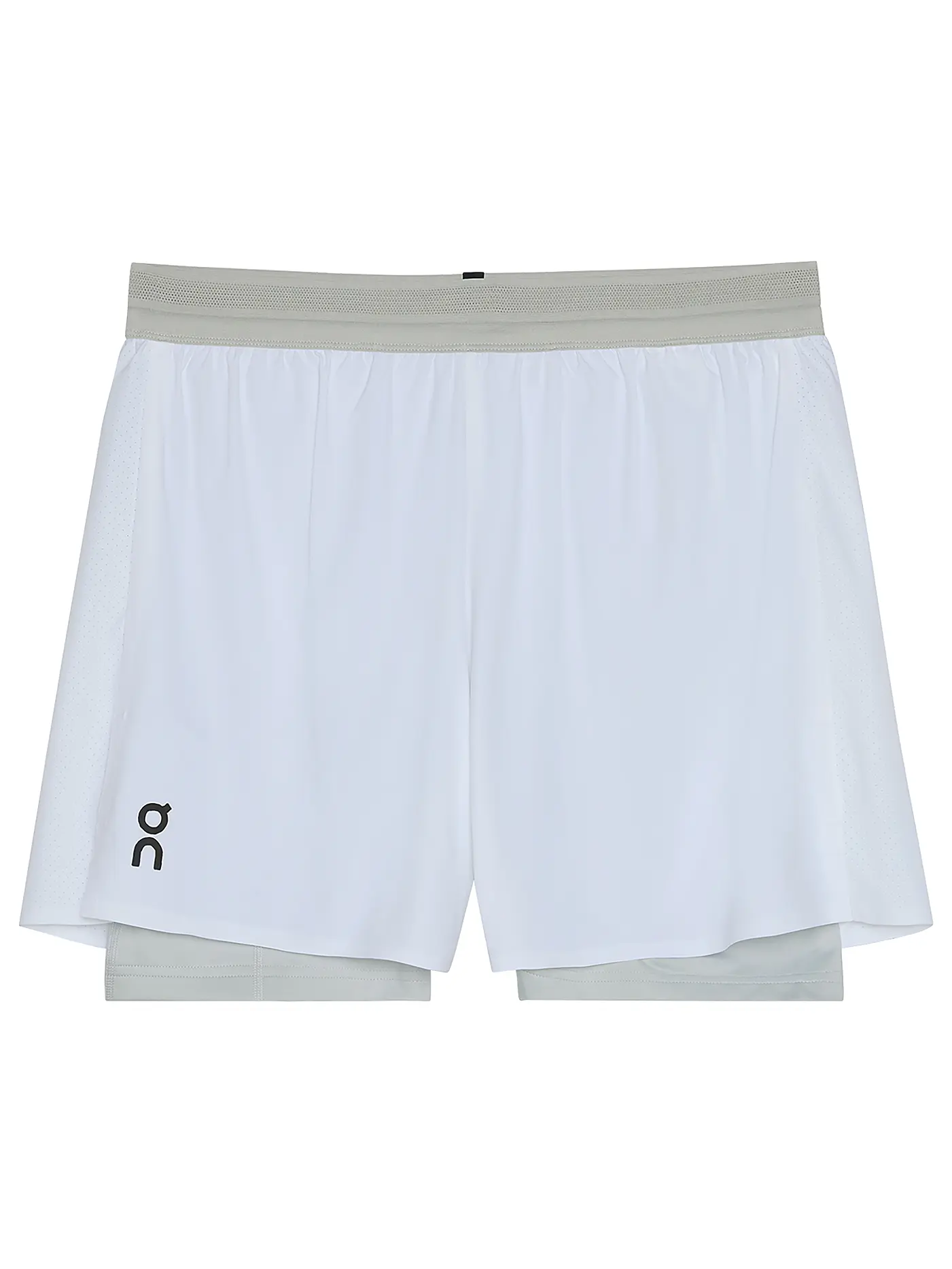 ON | Herren Laufshort Performance 2/1 | weiss